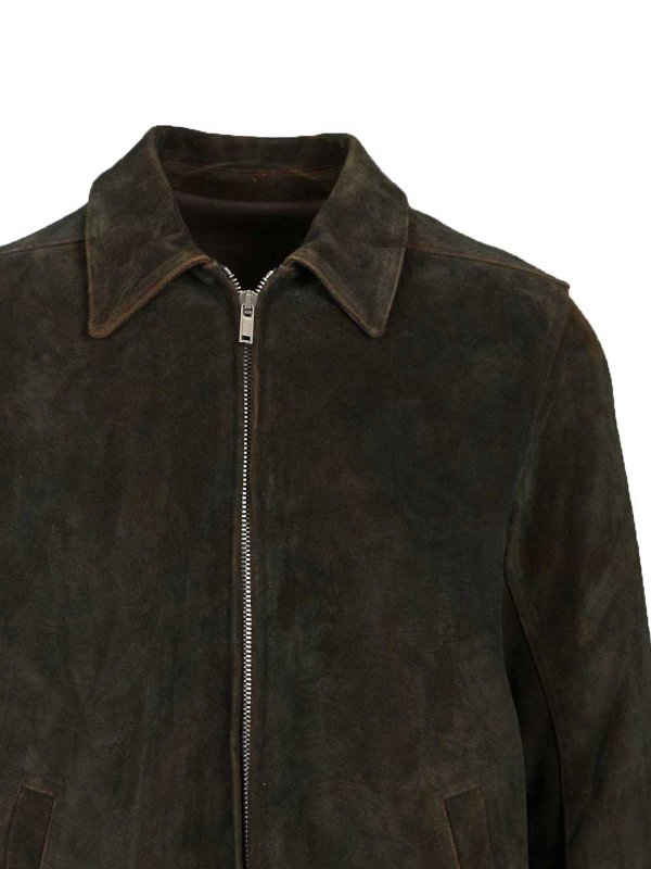 レザージャケット - ブラウン shop online: RICK OWENS