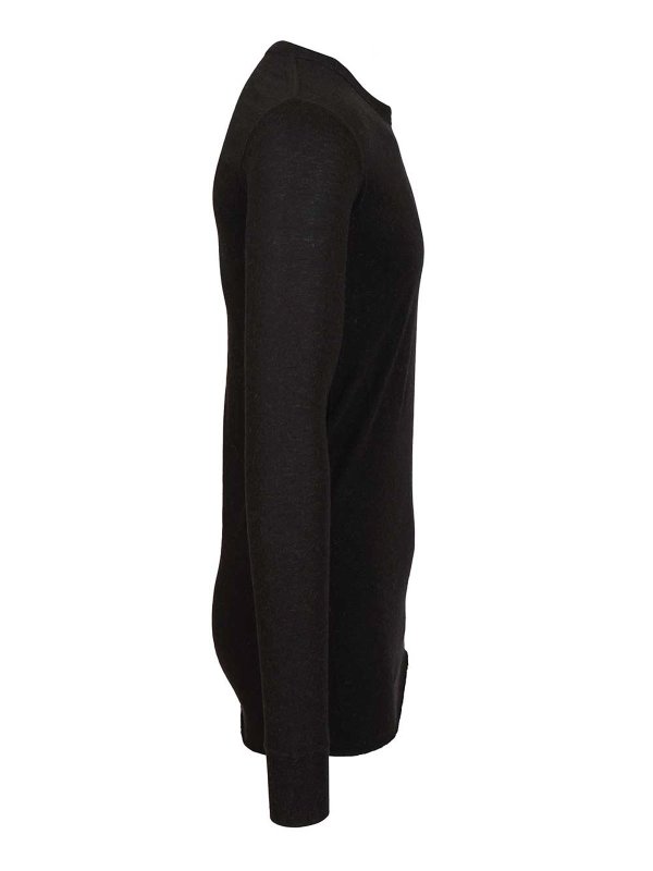 The Best Shops RICK OWENS: t-shirts - Long-Sleeved T-Shirt