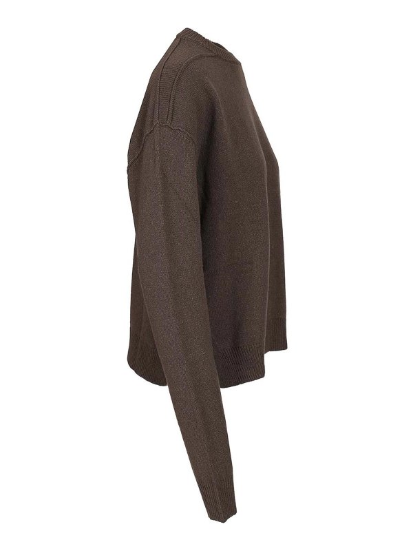 The Best Shops RICK OWENS: クルーネック - クルーネック - ブラウン