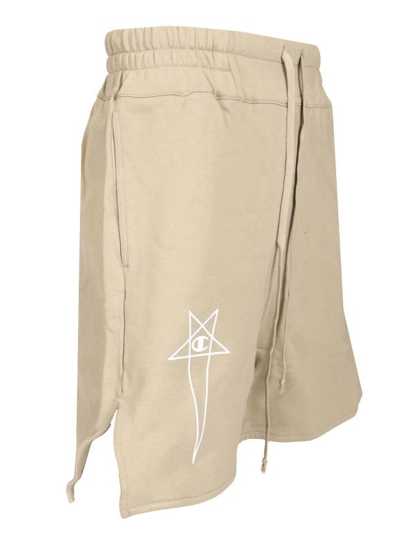 The Best Shops RICK OWENS: Trousers Shorts - Cotton Shorts