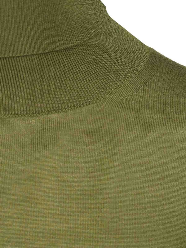 The Best Shops SAINT LAURENT: crew necks - Cashmere Wool And Silk Turtleneck Sweater