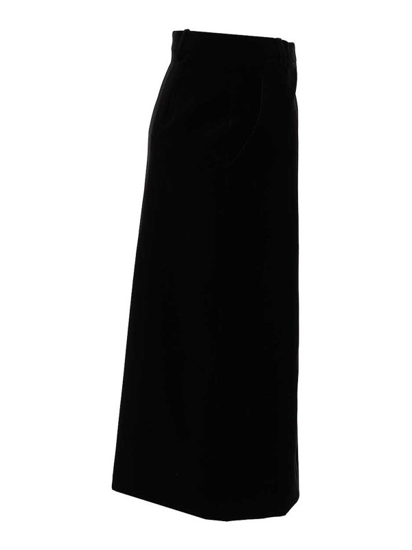 The Best Shops SAINT LAURENT: Knee length skirts & Midi - Wrap Midi Skirt