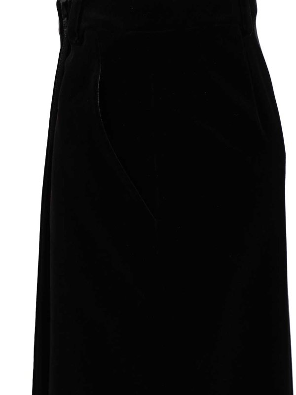 Wrap Midi Skirt shop online: SAINT LAURENT