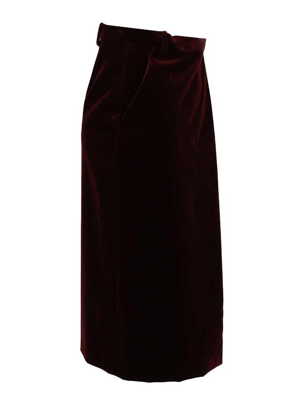 The Best Shops SAINT LAURENT: Knee length skirts & Midi - Wrap Midi Skirt