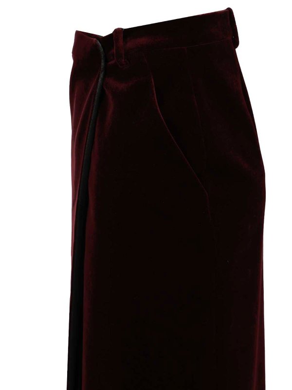 Wrap Midi Skirt shop online: SAINT LAURENT