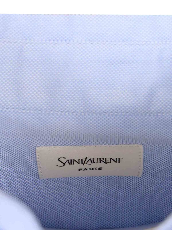 The Best Shops SAINT LAURENT: Oxford Cotton Shirt