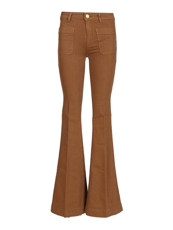 SEAFARER: Jeans acampanados - Jeans Acampanados - Marrón