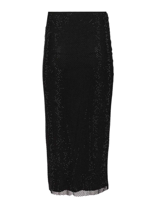 Self Portrait: Faldas media pierna y semilargas online - Falda Semilarga - Negro