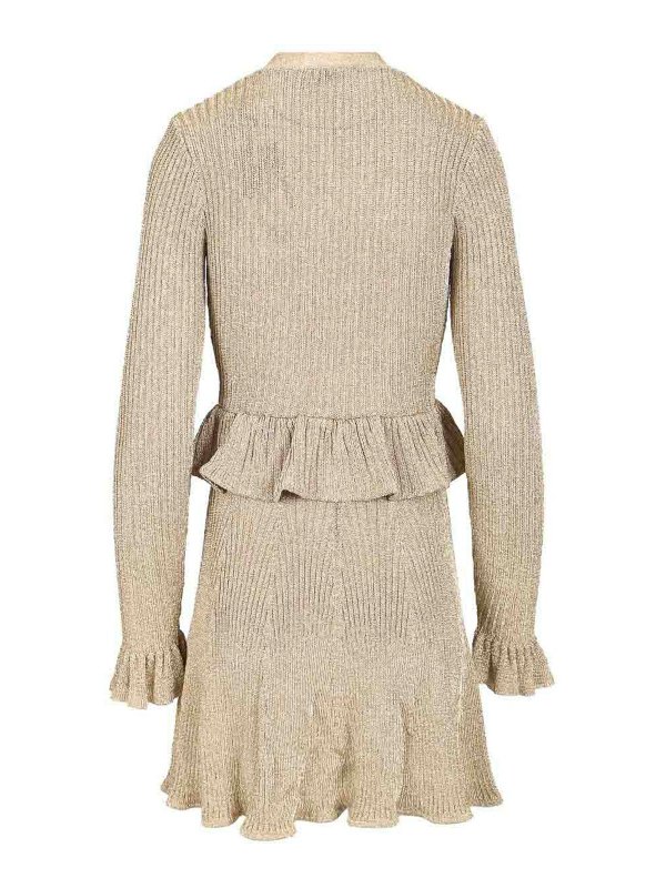 Self Portrait: jeans a zampa online - Mini abito a maglia