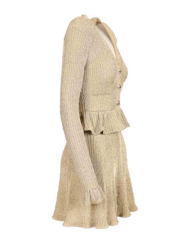 The Best Shops Self Portrait: jeans a zampa - Mini abito a maglia