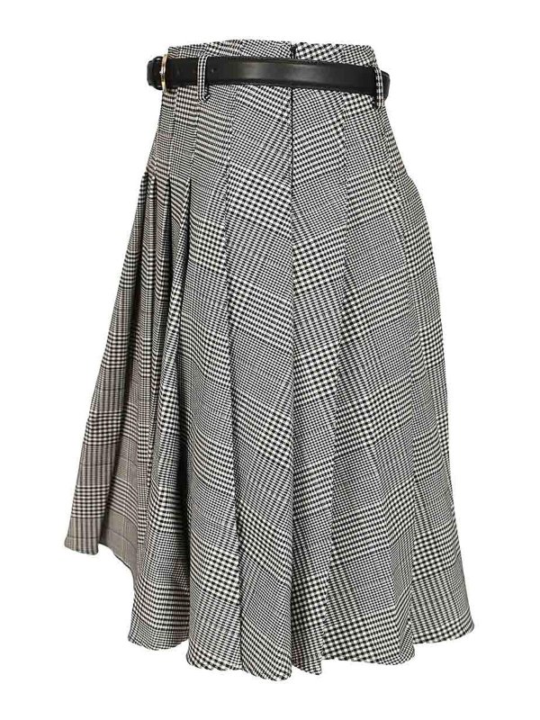 The Best Shops Self Portrait: Faldas media pierna y semilargas - Falda Semilarga - Multicolor