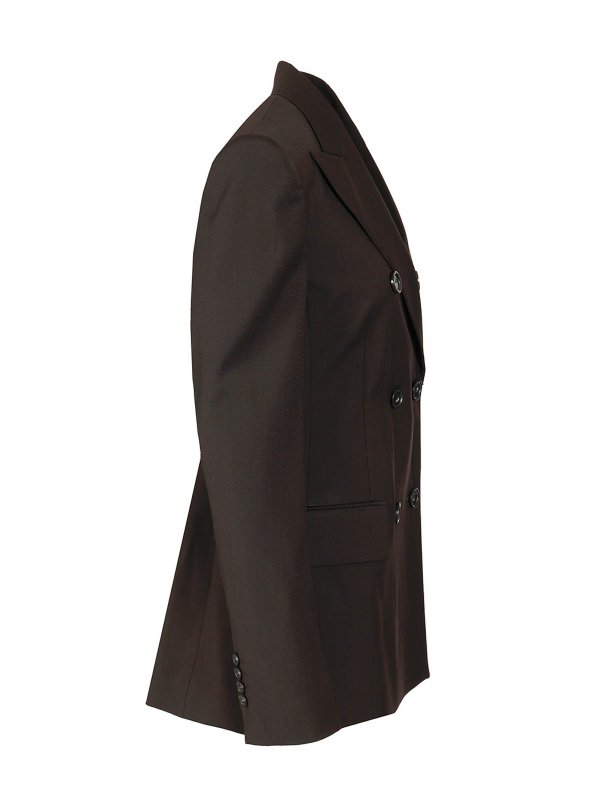 The Best Shops SPORTMAX: ブレザー - ブレザー - ブラウン