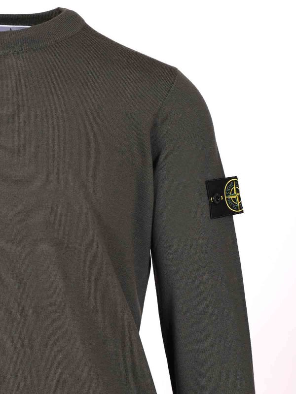 Pull Col Rond - Gris shop online: STONE ISLAND