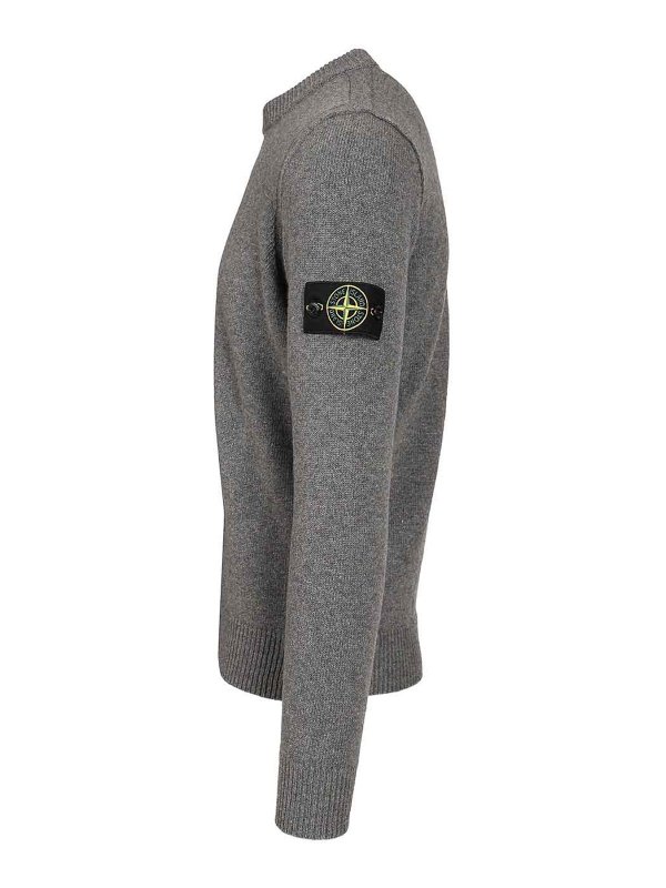 The Best Shops STONE ISLAND: crew necks - Lambswool Crewneck Sweater