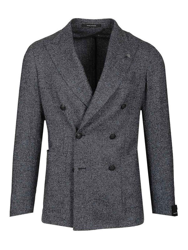 TAGLIATORE: Blazer - Blazer - Azul