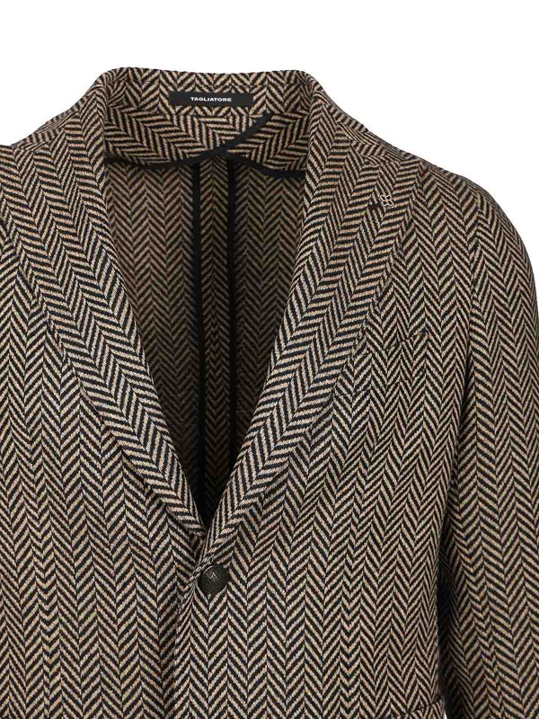 ブレザー - ベージュ shop online: TAGLIATORE