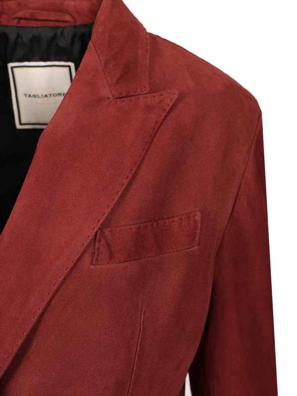 ブレザー - ダークレッド shop online: TAGLIATORE