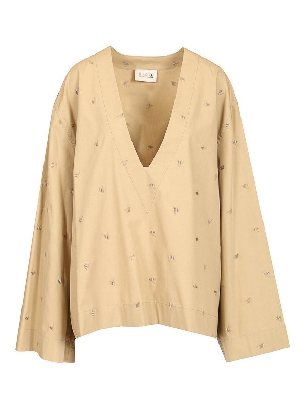 The Attico: Blusas - Blusa - Beis