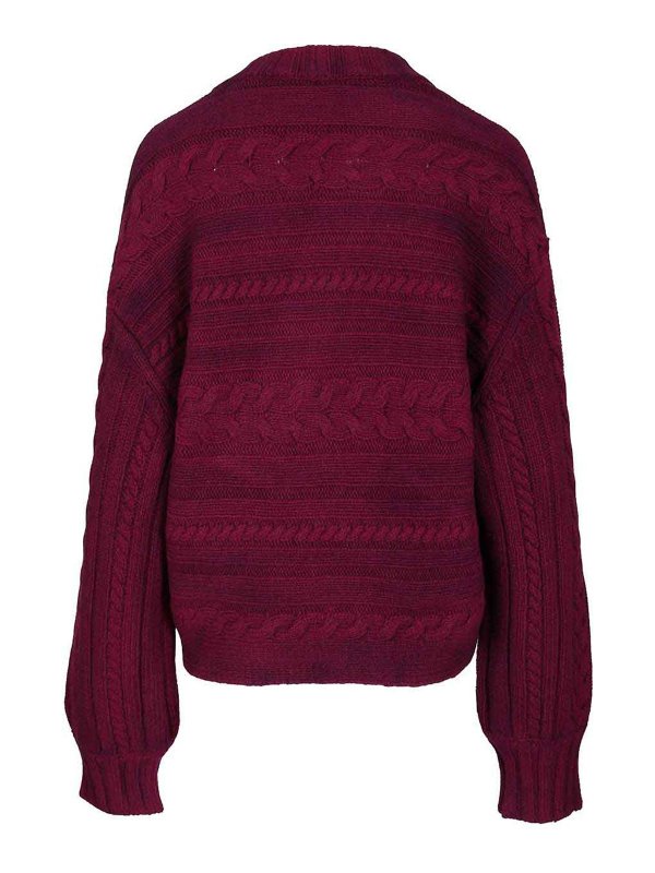 The Attico: maglia collo rotondo online - Maglione di lana e cashmere