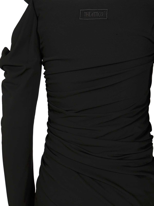 The Best Shops The Attico: Vestido Midi - Negro