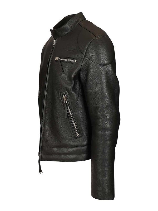 The Best Shops TOM FORD: casual jackets - Biker In Full Grain Leather