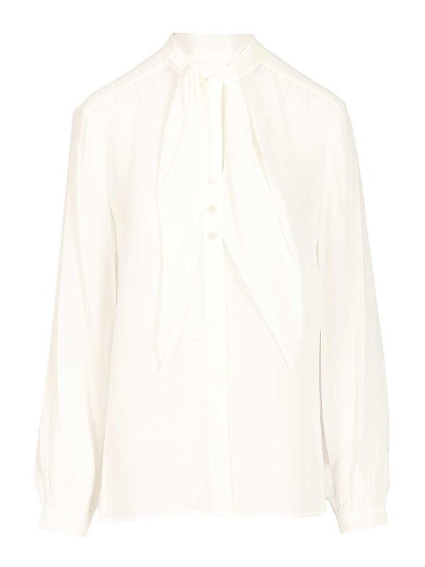 TORY BURCH: Blusas - Blusa - Blanco