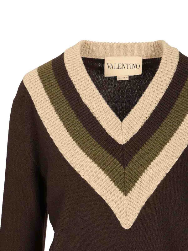 Suéter Cuello Redondo - Marrón shop online: VALENTINO GARAVANI