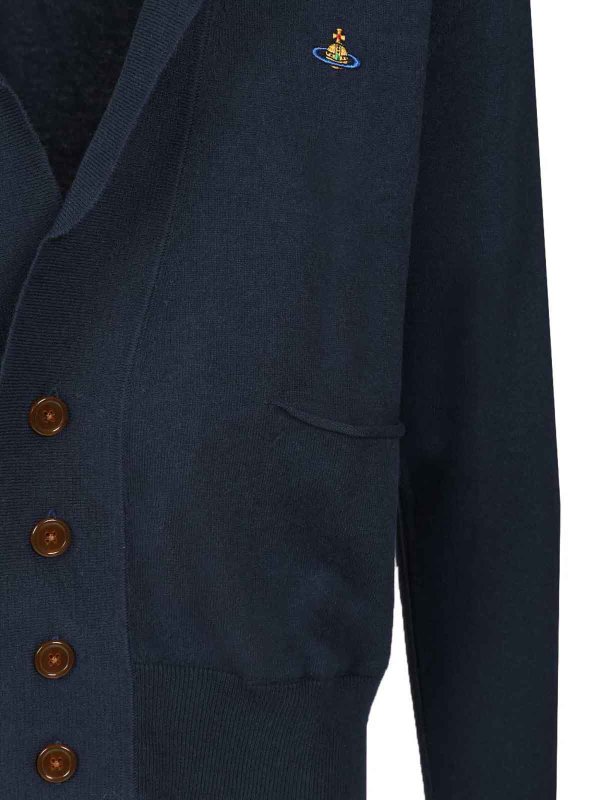 Cardigan - Blau shop online: VIVIENNE WESTWOOD