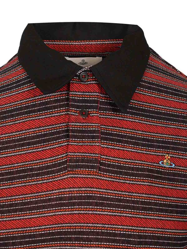 The Best Shops VIVIENNE WESTWOOD: polo shirts - Striped Polo Shirt