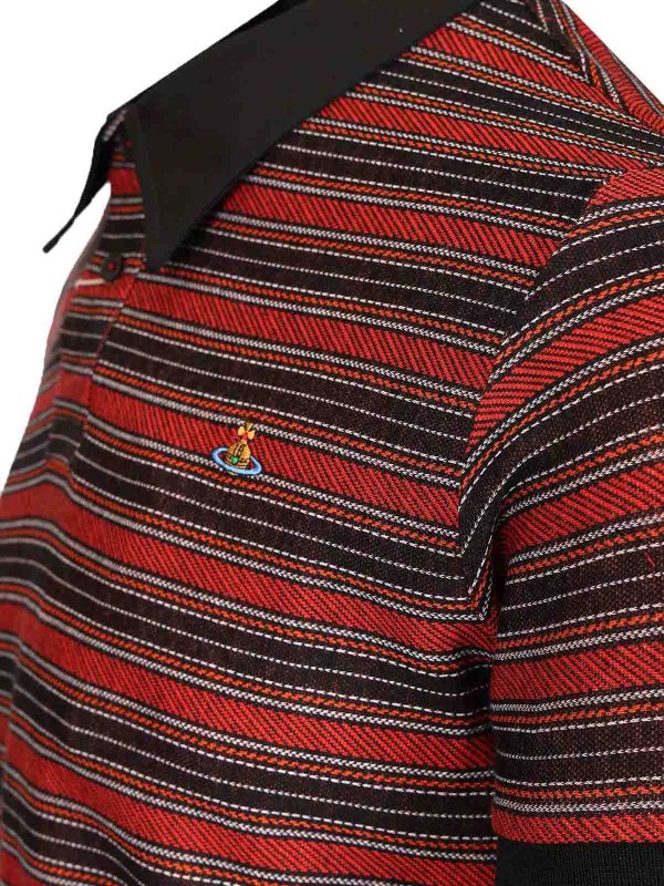 Striped Polo Shirt shop online: VIVIENNE WESTWOOD