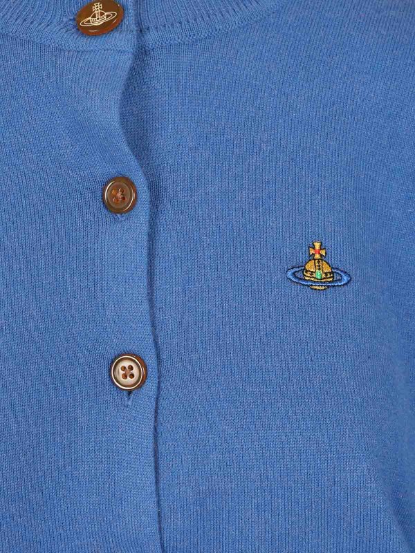 The Best Shops VIVIENNE WESTWOOD: Cardigans - Cardigan - Blau