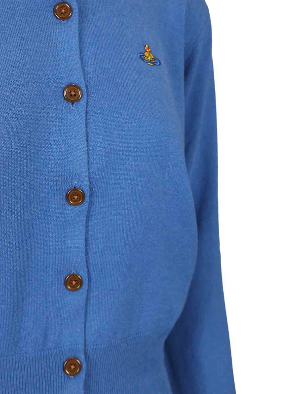 Cardigan - Blau shop online: VIVIENNE WESTWOOD