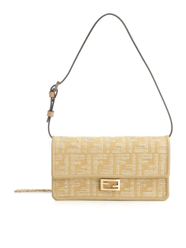 FENDI: wallets & purses - Baguette Wallet On Chain
