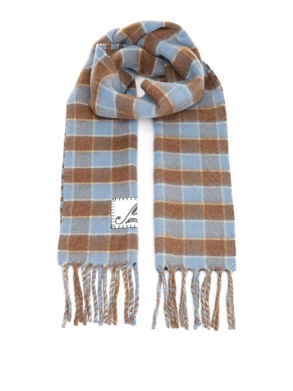 Marni: scarves - Double-Face Wool Scarf