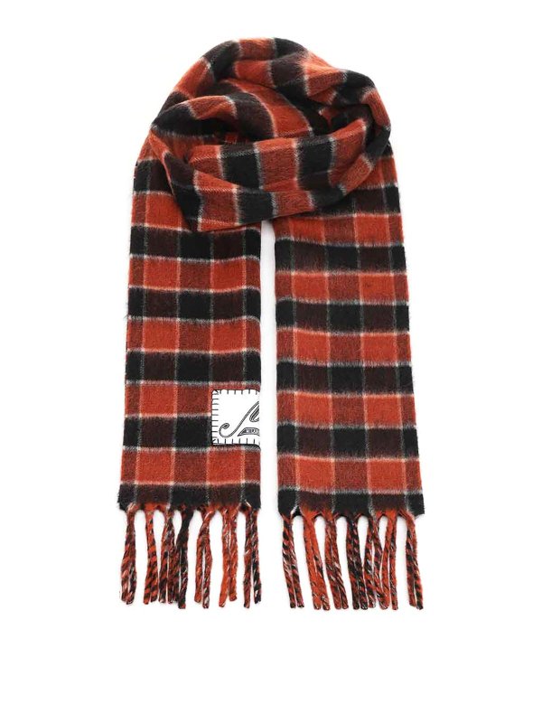 Marni: Bufandas y pañuelos - Bufanda - Naranja