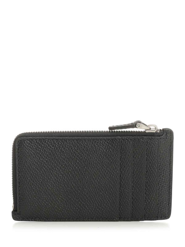 The Best Shops VALENTINO GARAVANI: wallets & purses - Vlogo Leather Zip Around Card Holder