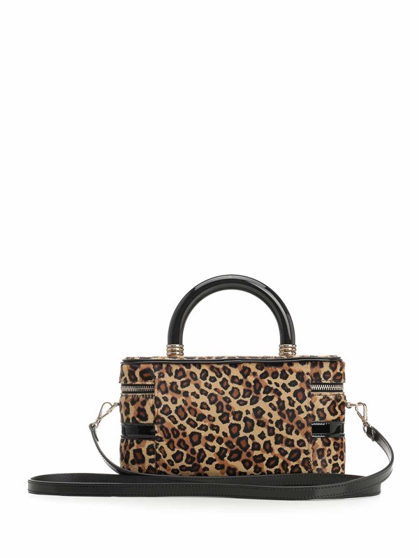 The Best Shops ROGER VIVIER: totes bags - Belle Vivier Leopard-Print Buckle Tote Bag
