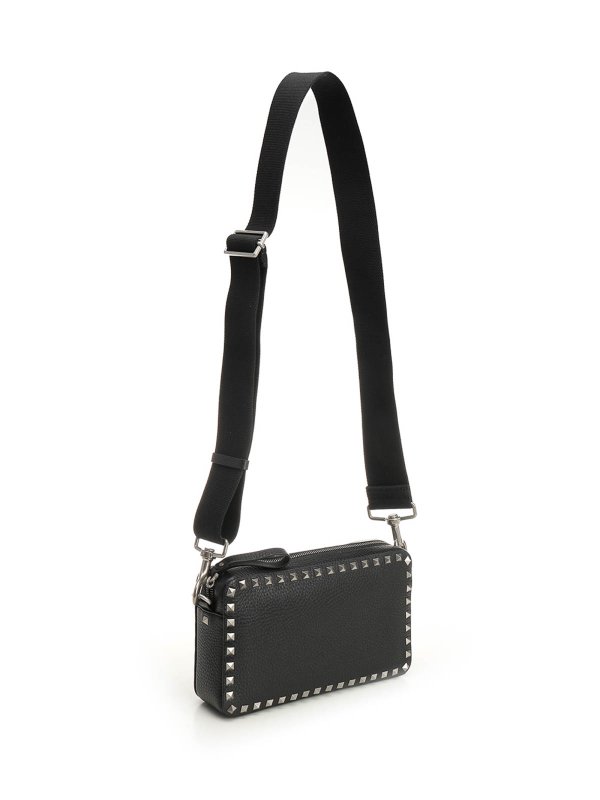 VALENTINO GARAVANI: shoulder bags online - Rockstud Leather Shoulder Bag