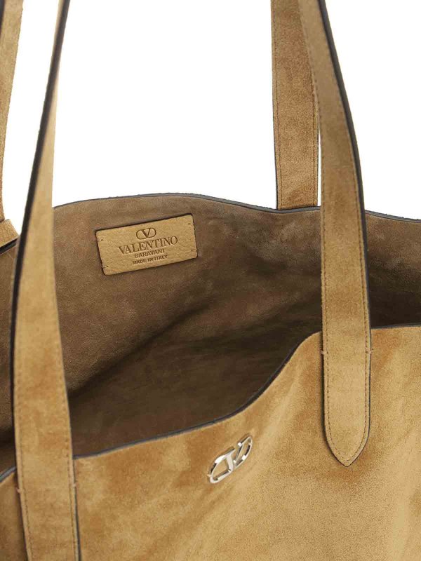 Nellcte Large Suede Shopping Bag shop online: VALENTINO GARAVANI