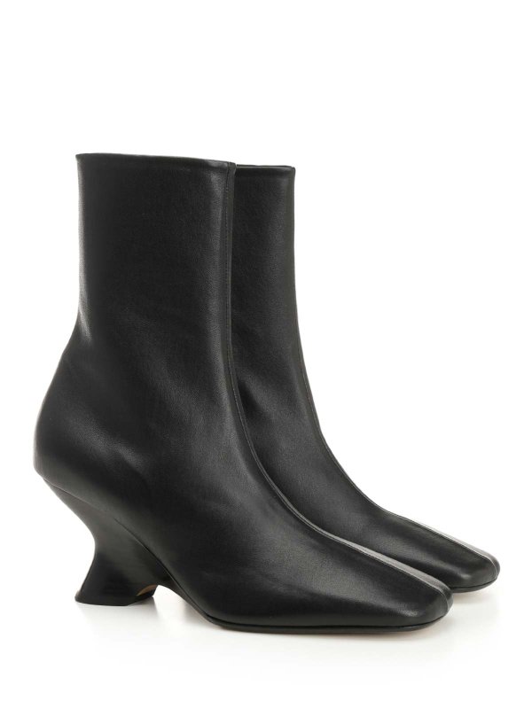 DRIES VAN NOTEN: ankle boots online - Leather Ankle Boots