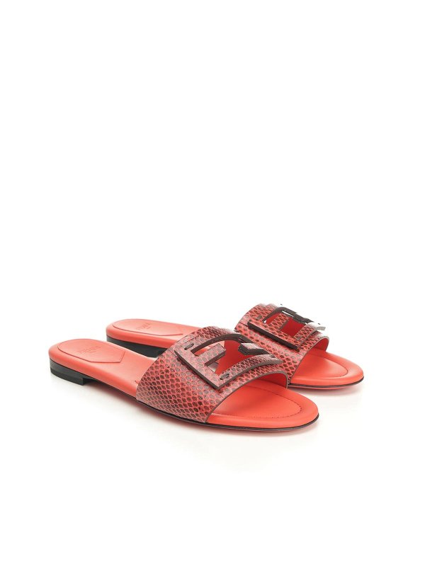 FENDI: flip flops online - Baguette Slides
