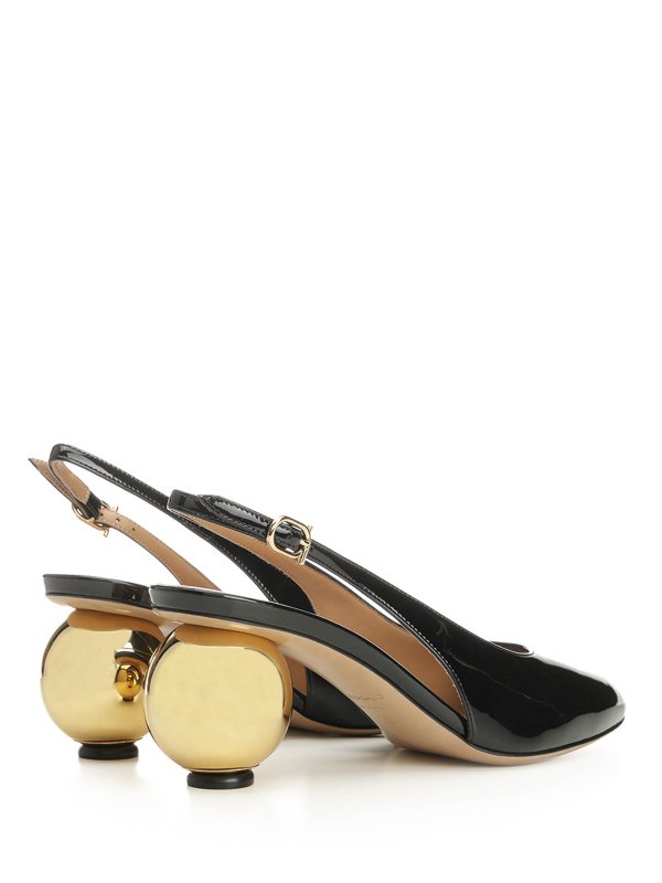 The Best Shops SALVATORE FERRAGAMO: sandals - Patent Leather Slingback