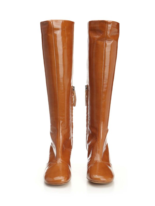 High Patent Leather Boots shop online: FORTE FORTE