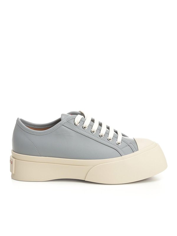 Marni: Chaussures de sport - Baskets - Bleu Clair