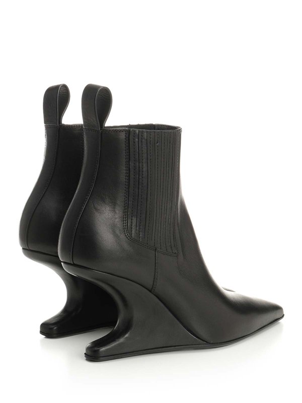The Best Shops RICK OWENS: ankle boots - Sharp Ankle Boots