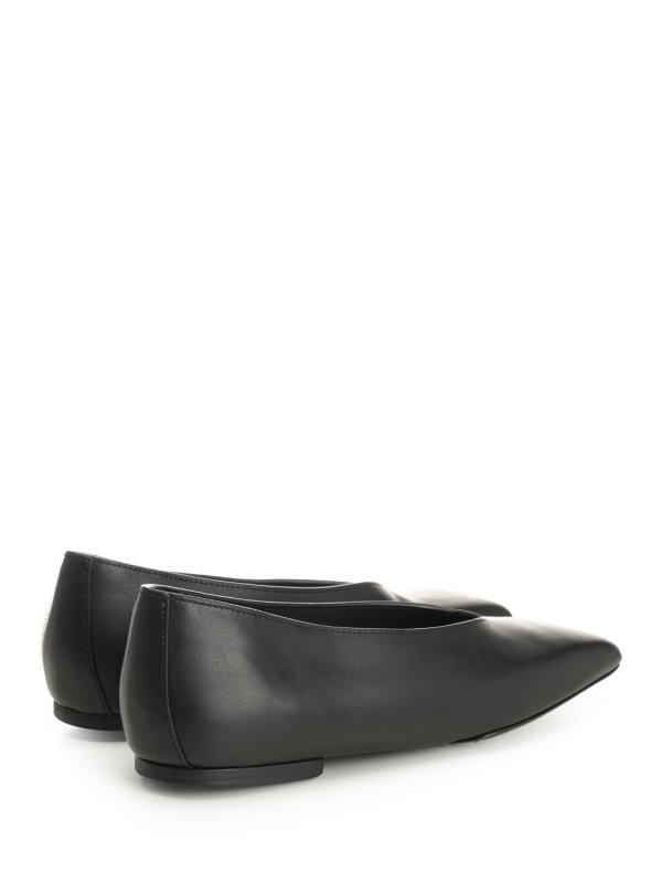 The Best Shops RICK OWENS: flat shoes - Leather Ballerinas