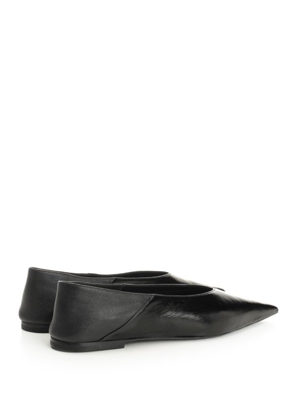 The Best Shops SAINT LAURENT: flat shoes - Carolyn Leather Ballerinas
