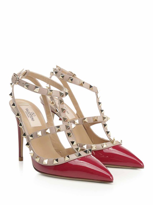 VALENTINO GARAVANI: court shoes online - Rockstud Patent Pumps