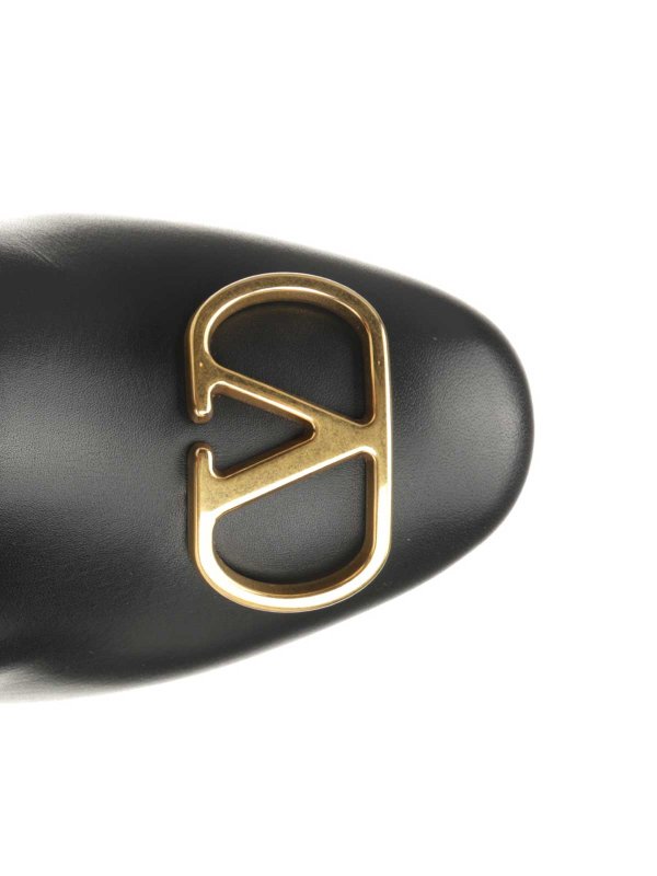 Leather Boot Vlogo Signature shop online: VALENTINO GARAVANI