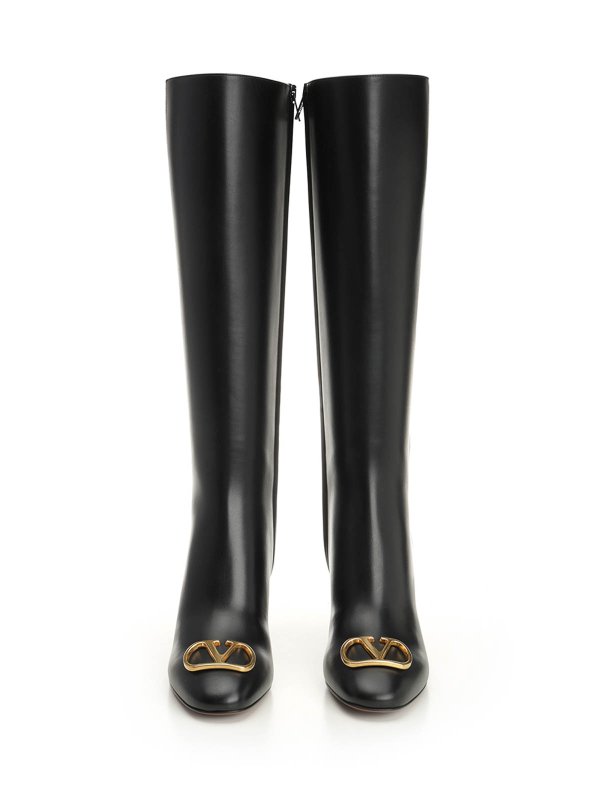 VALENTINO GARAVANI buy online Leather Boot Vlogo Signature